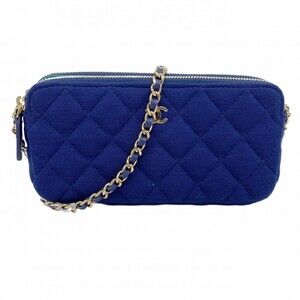 CHANEL Blue Wallet